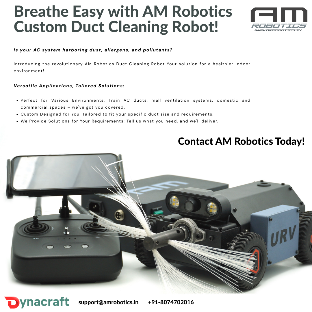 AM Robotics Custom Duct Cleaning Robot (For Price Contact Us)