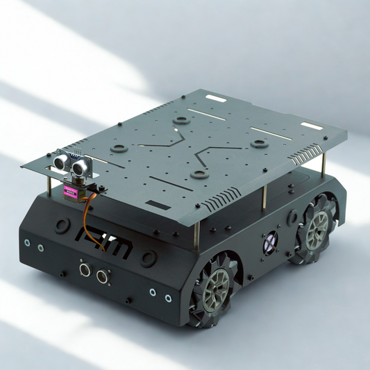 AM Robotics 97mm Mecanum Wheel DIY with 360° Omnidirectional Wheel Chassis Kit DIY Intelligent RC Robot Car Chassis DIY Learning Kit