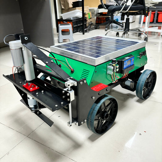 Solar Panel Powered Grass Cutting Robot (For Price Contact Us)