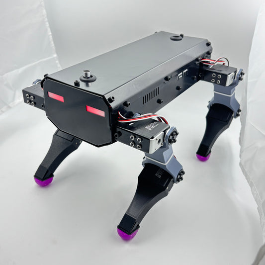Customized AI Voice-Assisted, Voice and Mobile-Controlled Quadruped Robot Animal (For Price Contact Us)
