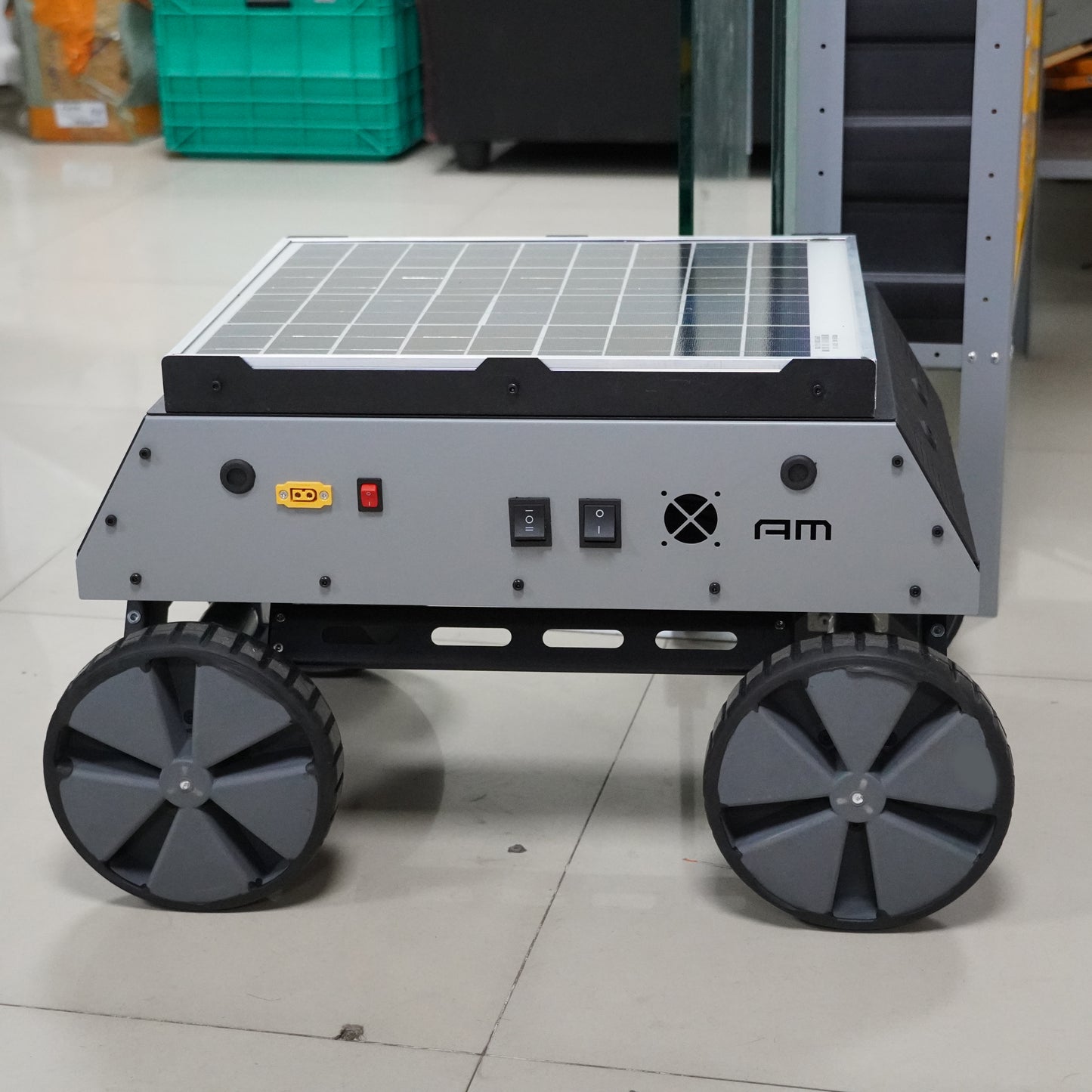 Solar Powered 2 in 1 Hybrid Rover 20 kg Payload Robot DIY Chassis