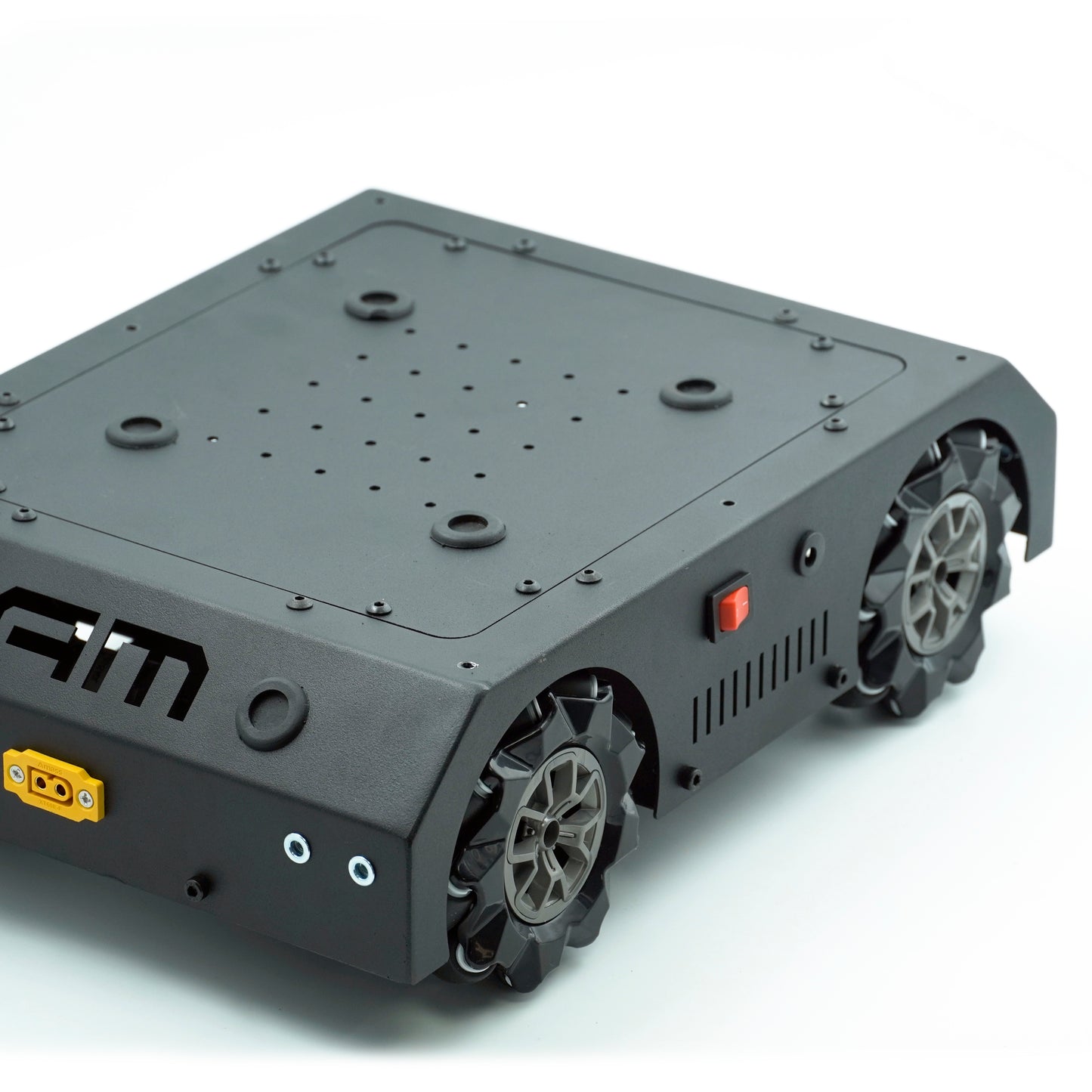 AM Robotics 97mm Mecanum Wheel DIY with 360° Omnidirectional Wheel Chassis Kit DIY Intelligent RC Robot Car Chassis DIY Learning Kit