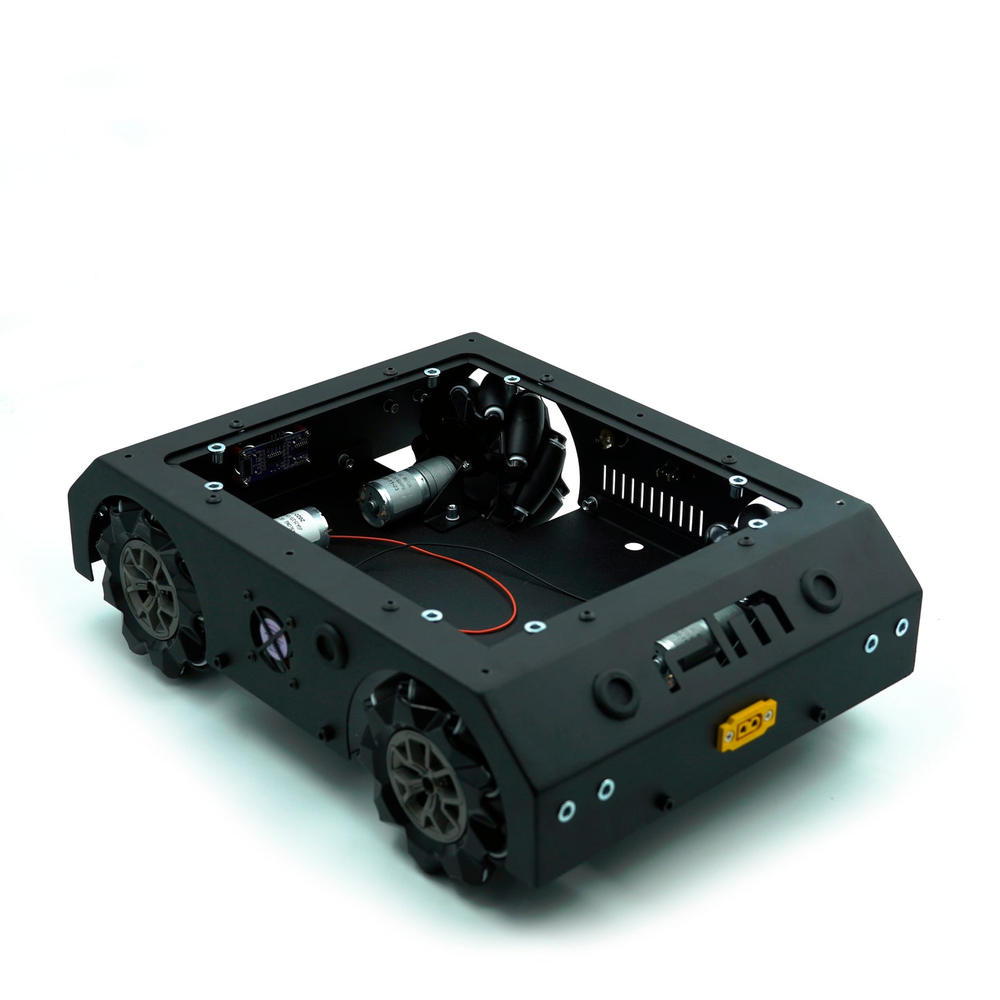 AM Robotics 97mm Mecanum Wheel DIY with 360° Omnidirectional Wheel Chassis Kit DIY Intelligent RC Robot Car Chassis DIY Learning Kit