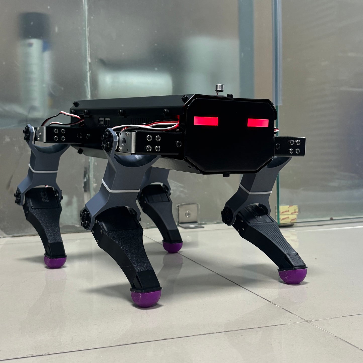 Customized AI Voice-Assisted, Voice and Mobile-Controlled Quadruped Robot Animal (For Price Contact Us)