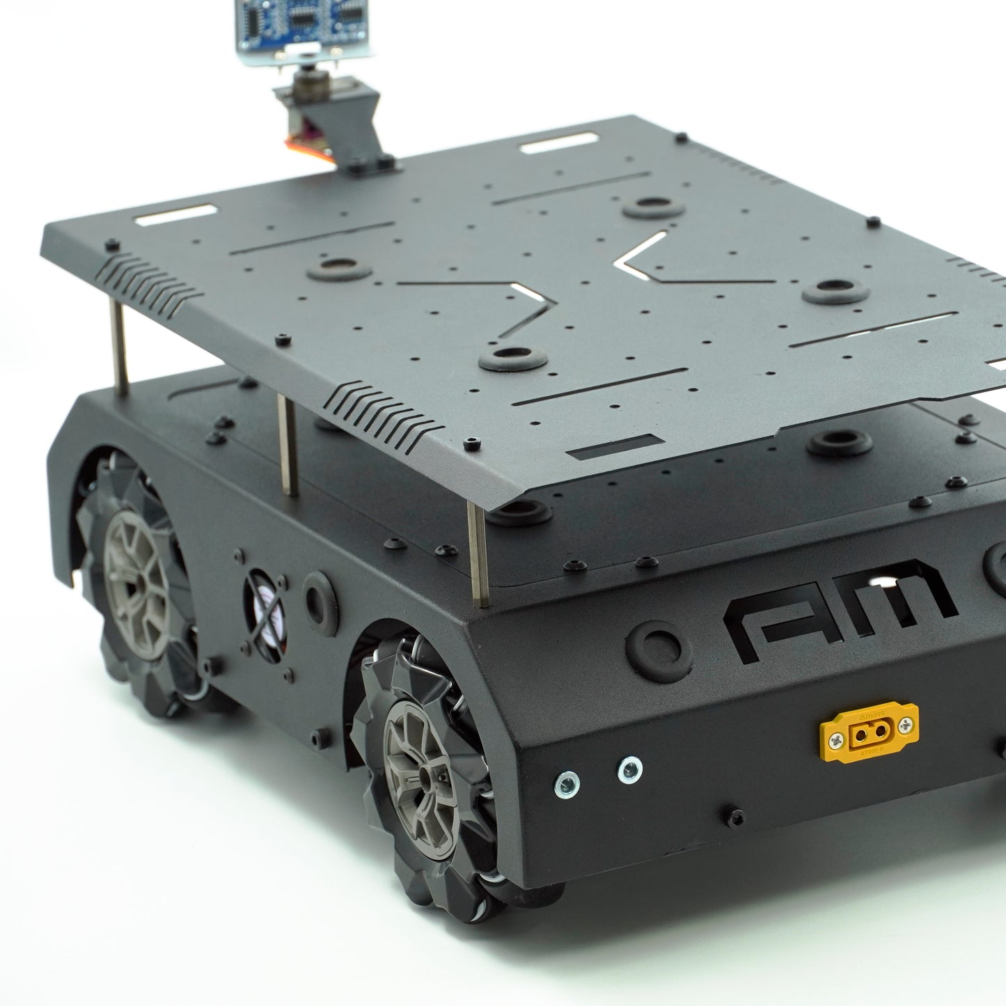 AM Robotics 97mm Mecanum Wheel DIY with 360° Omnidirectional Wheel Chassis Kit DIY Intelligent RC Robot Car Chassis DIY Learning Kit