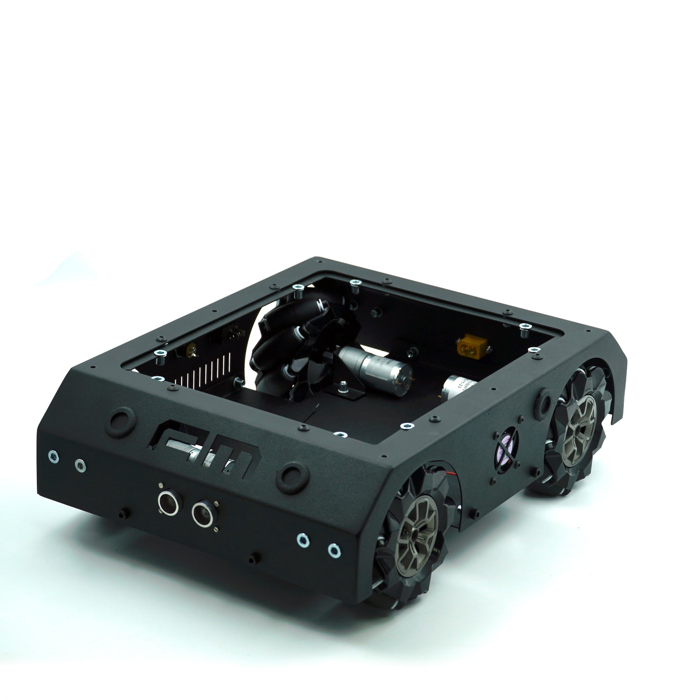 AM Robotics 97mm Mecanum Wheel DIY with 360° Omnidirectional Wheel Chassis Kit DIY Intelligent RC Robot Car Chassis DIY Learning Kit