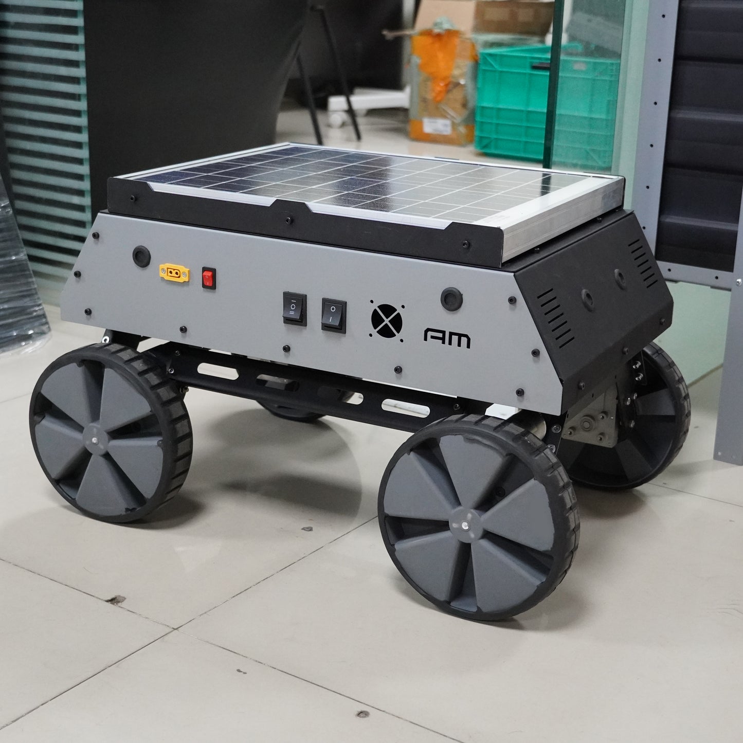 Solar Powered 2 in 1 Hybrid Rover 20 kg Payload Robot DIY Chassis