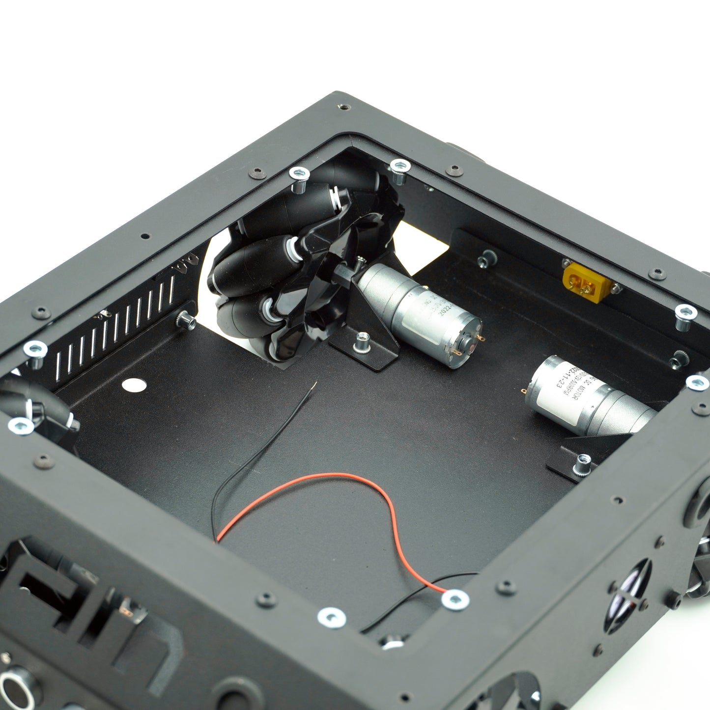 AM Robotics 97mm Mecanum Wheel DIY with 360° Omnidirectional Wheel Chassis Kit DIY Intelligent RC Robot Car Chassis DIY Learning Kit