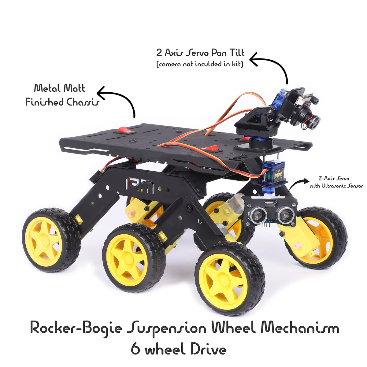 6 Sensor Rover ROVER 6WD BO60 V2 KIT – Am Robotics