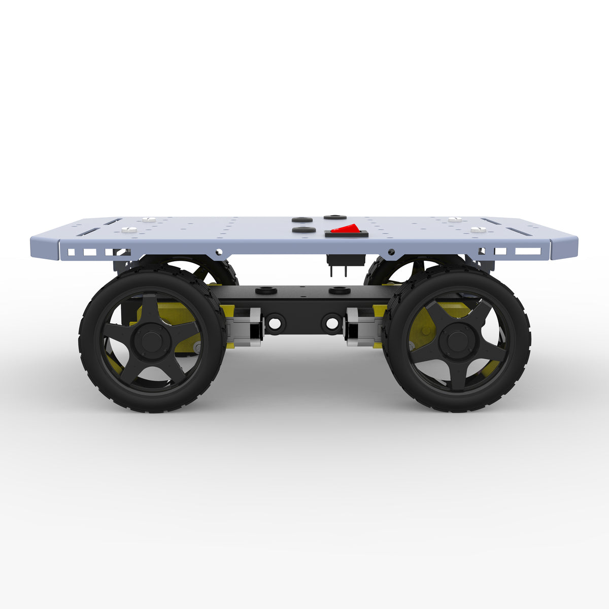 ROVER 4WD BO SERIES 4 METAL CHASSIS DIY ROBO KIT MATT BLACK & GRAY – Am ...