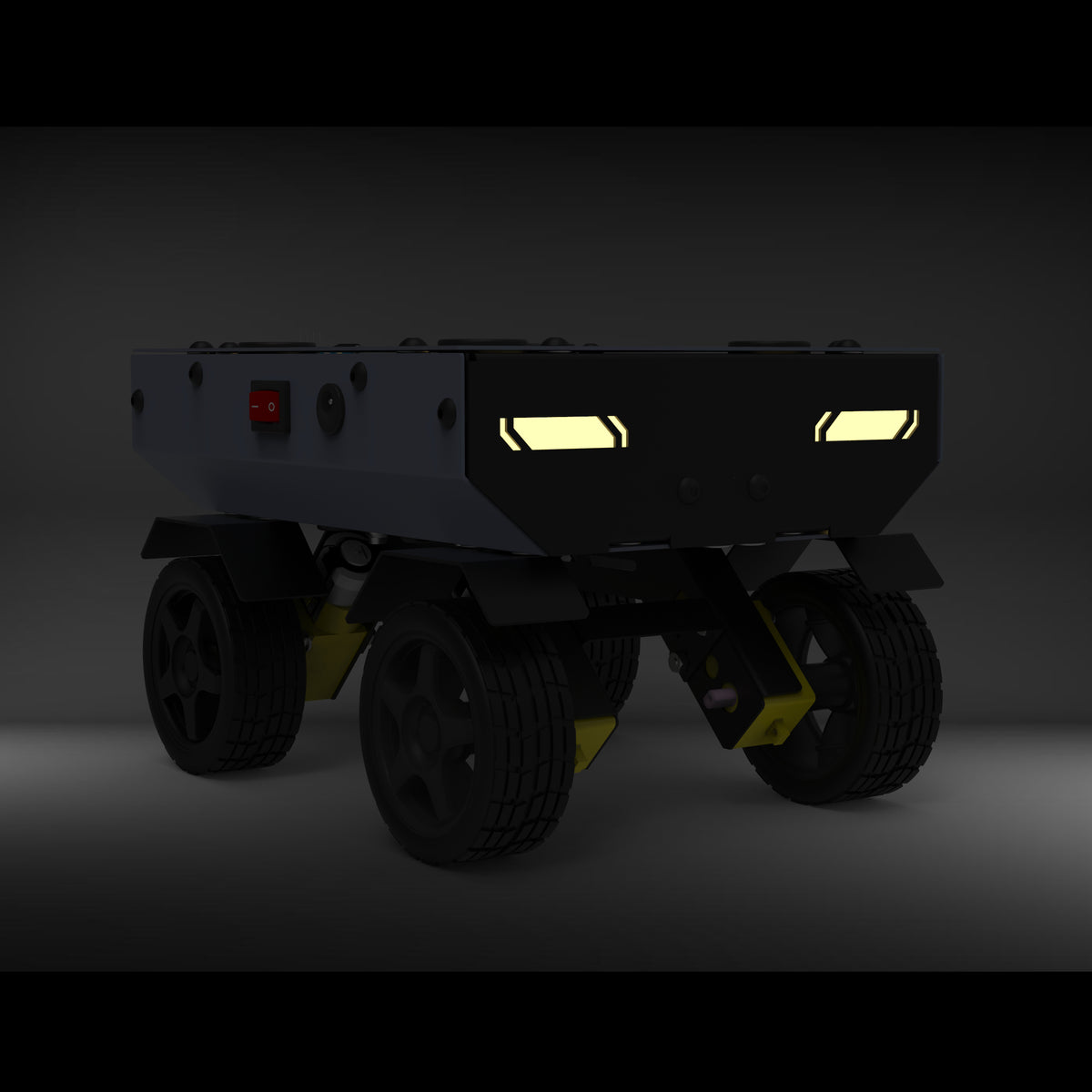 ROVER 4WD BO SERIES 3 METAL CHASSIS DIY ROBO KIT MATT BLACK & GRAY – Am ...