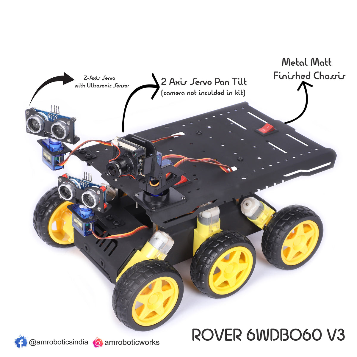 Rover R60 Project ROVER 6WD BO60 V3 KIT – Am Robotics