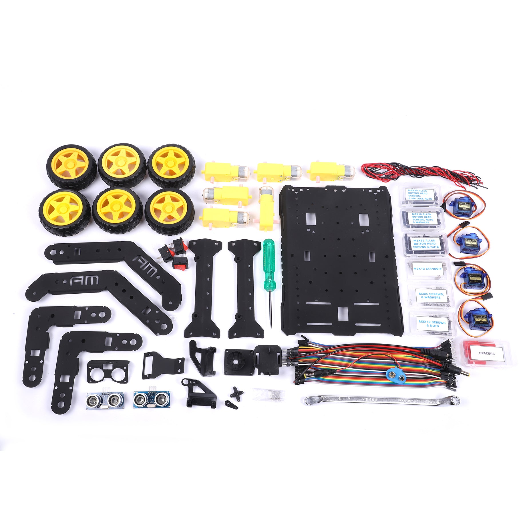 6wd Rover ROVER 6WD BO60 V2 KIT – Am Robotics