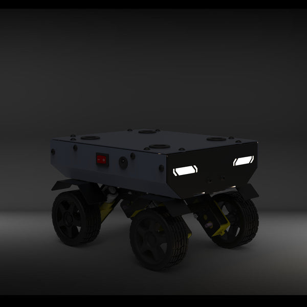 ROVER 4WD BO SERIES 3 METAL CHASSIS DIY ROBO KIT MATT BLACK & GRAY – Am ...