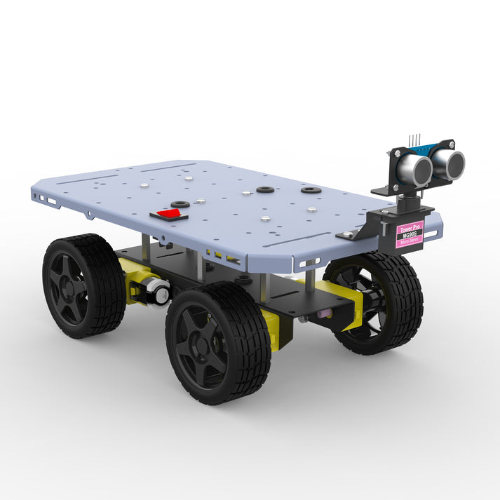 ROVER 4WD BO SERIES 4 METAL CHASSIS DIY ROBO KIT MATT BLACK & GRAY – Am ...