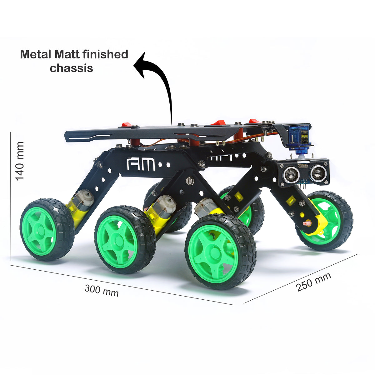 ROVER 6WD BO60 CHASSIS KIT – Am Robotics
